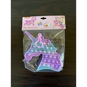 3 For $6 NIP JoJo Siwa Unicorn Popper Fidget Keychain Multicolor Poppet Bubble